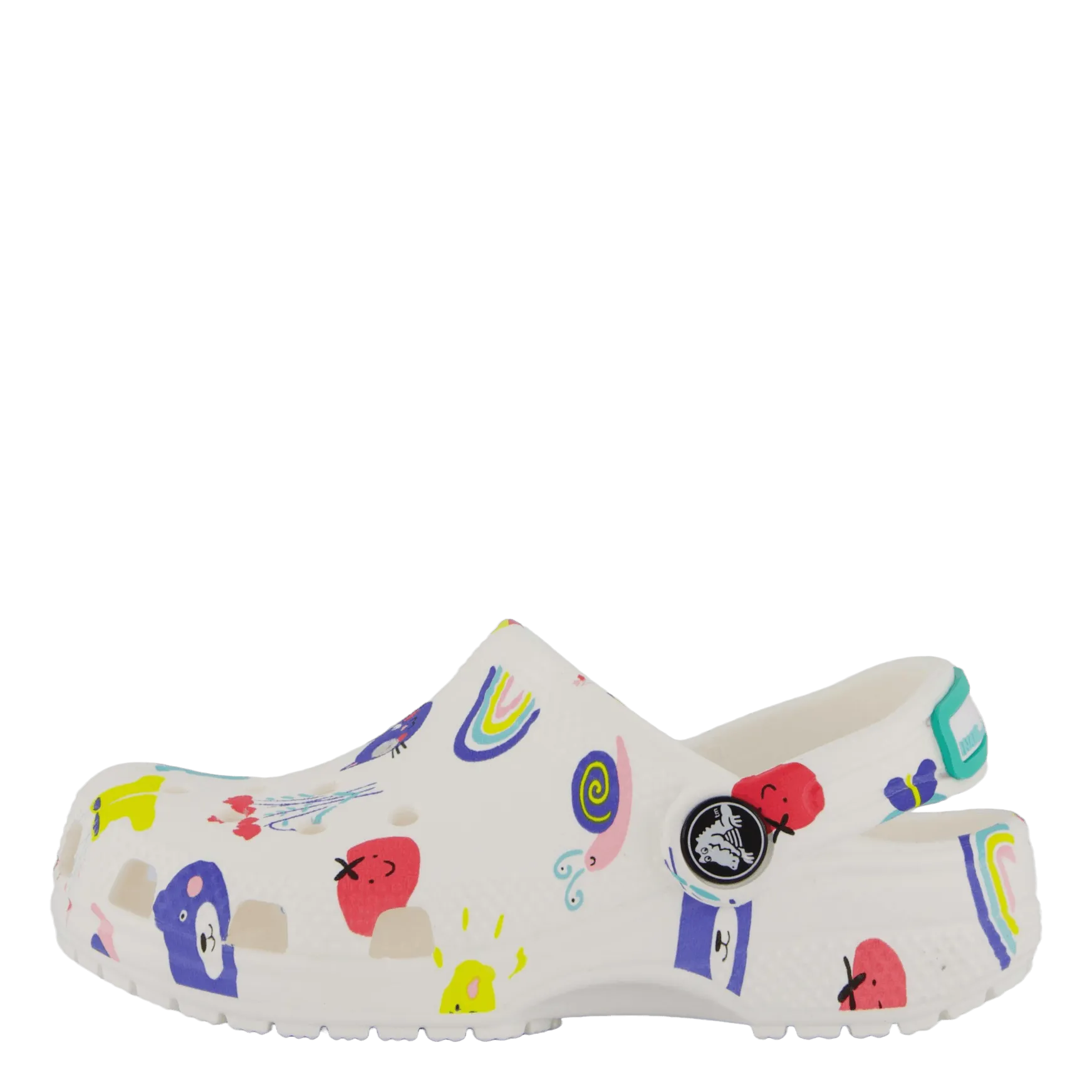Crocs Classic Doodle Print Clog T White/multi