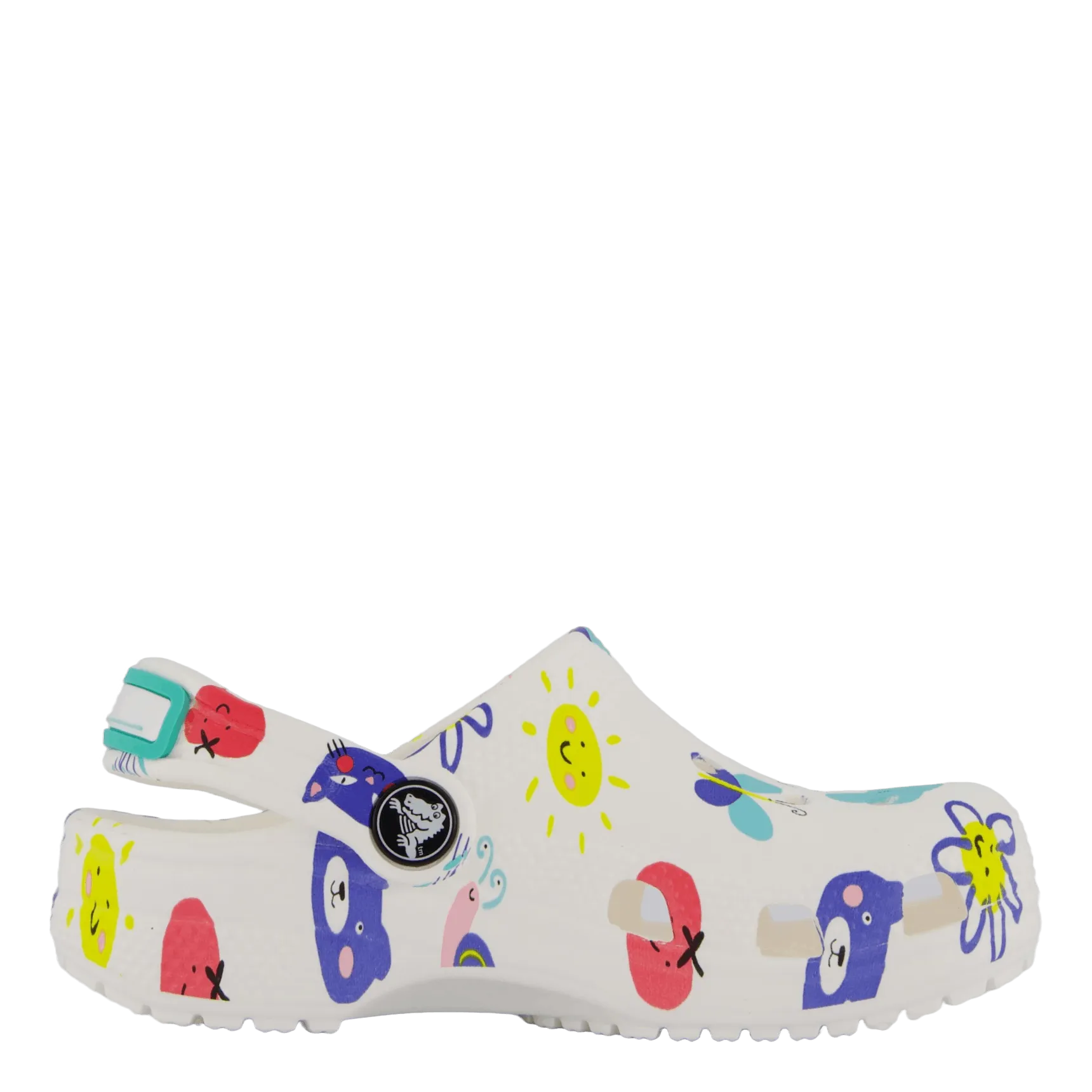 Crocs Classic Doodle Print Clog T White/multi