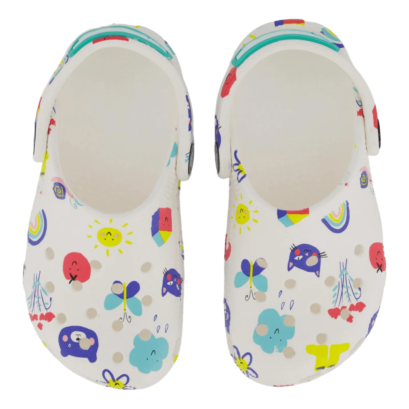 Crocs Classic Doodle Print Clog T White/multi