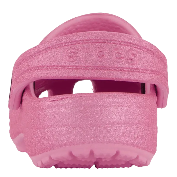 Crocs Classic Glitter Clog T Pink Tweed Glitter