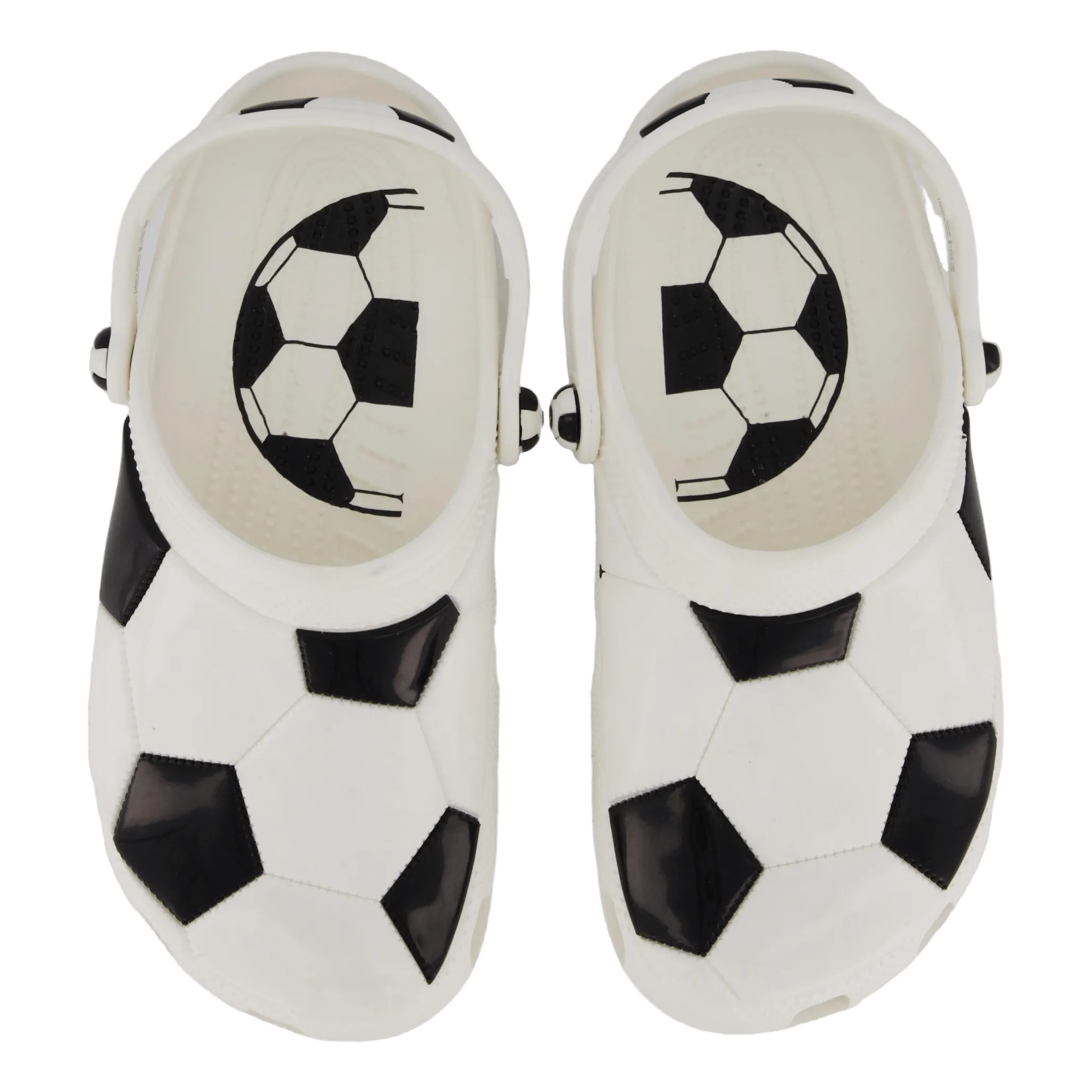 Crocs Classic Soccer Ball Clog K White/black