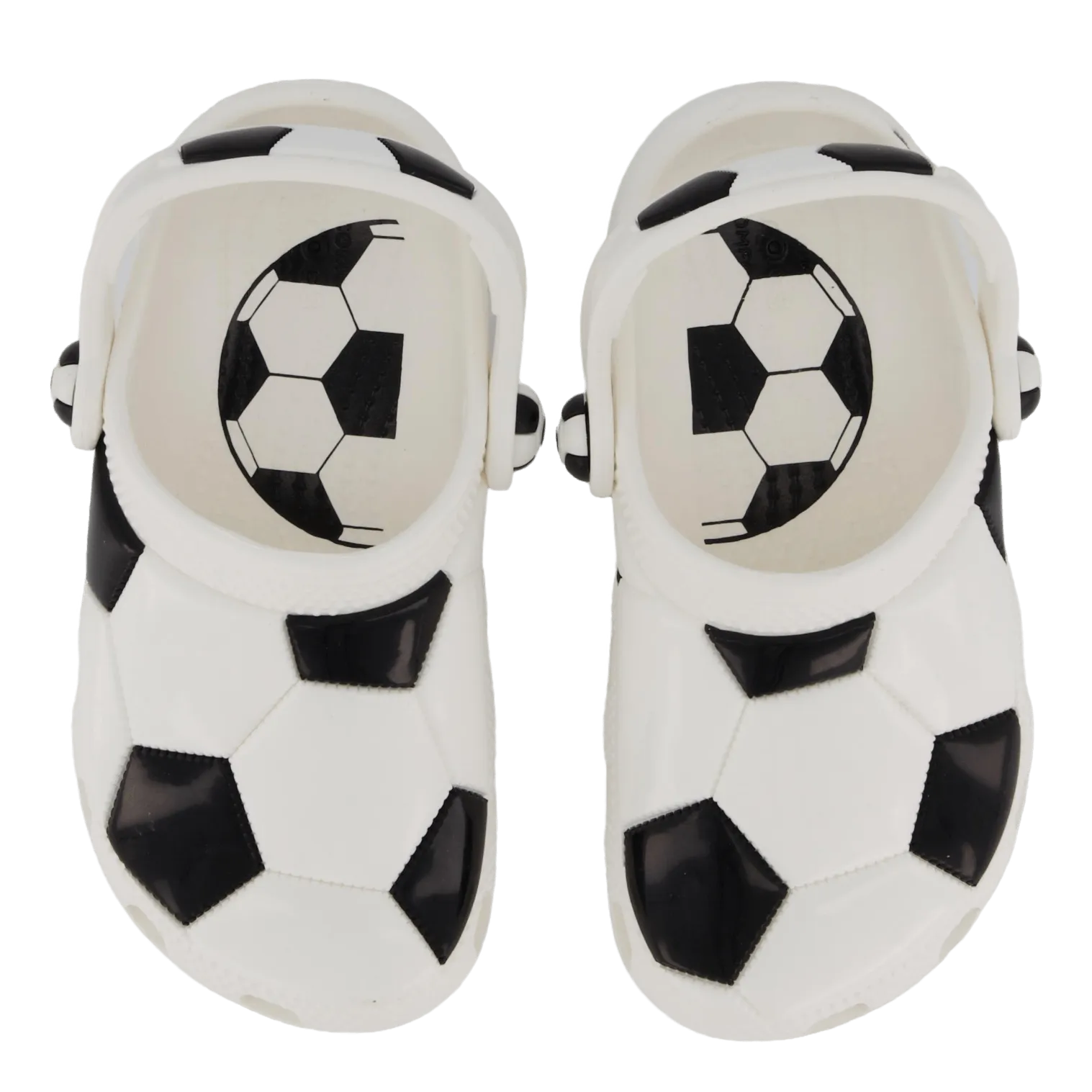 Crocs Classic Soccer Ball Clog T White/black