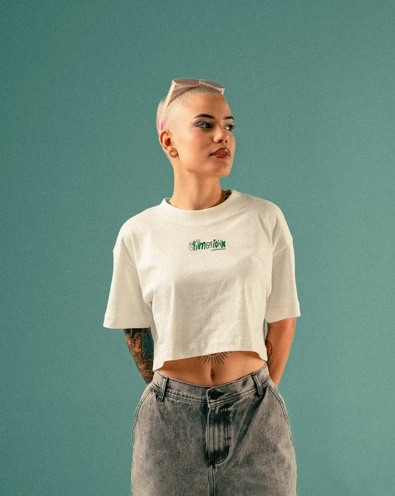 CROPTOP BLANCO PARA MUJER  EDICIóN CHIMBITOWN