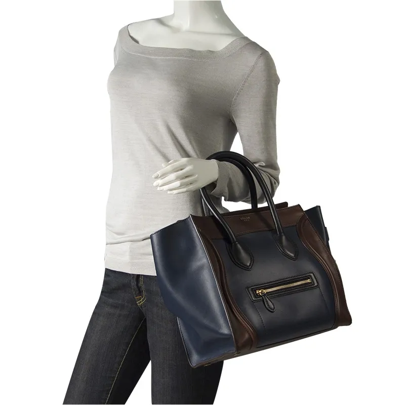 Céline Nano Luggage Bicolor