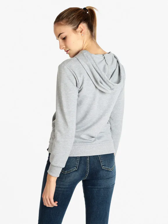 Dekuba Sudadera ligera de mujer con cremallera y capucha