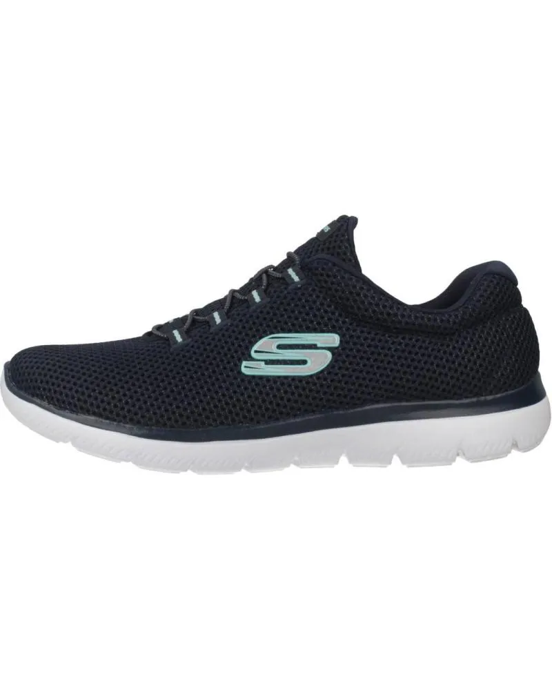 Deportivas SKECHERS  de Mujer y Niña 12985S  AZUL