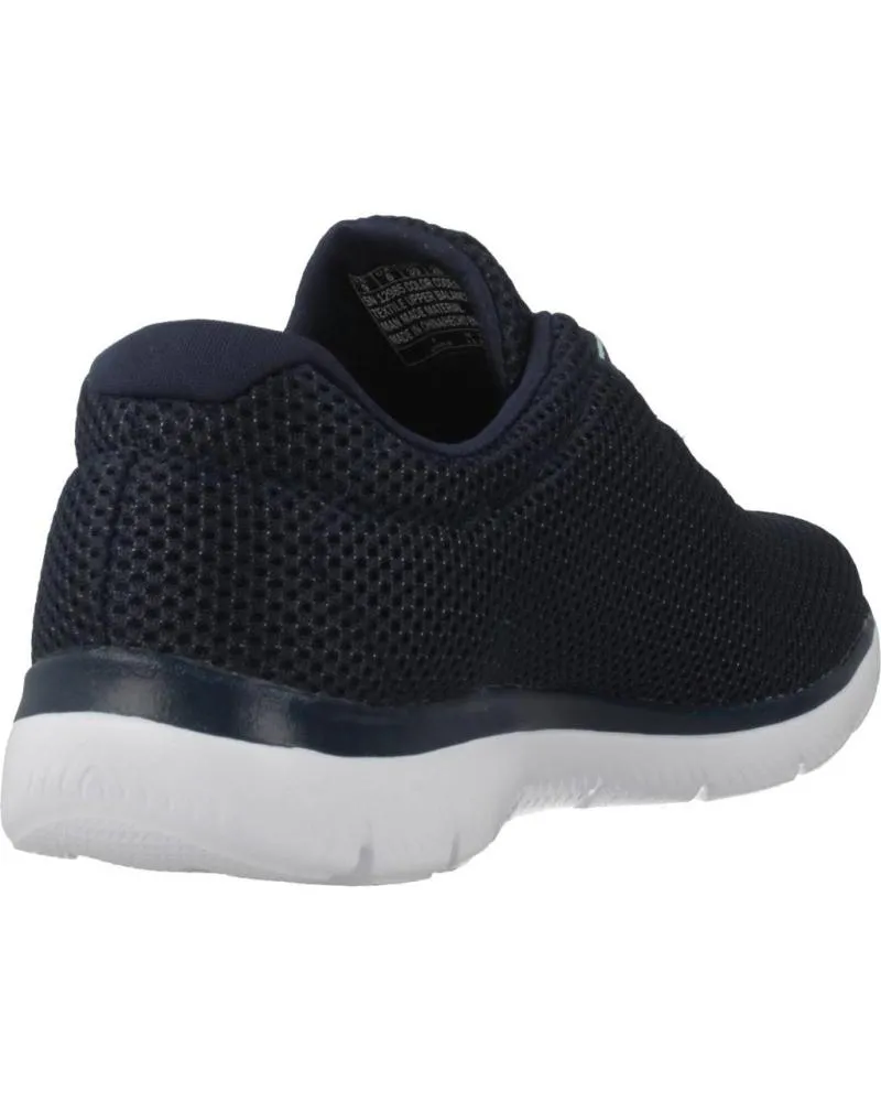 Deportivas SKECHERS  de Mujer y Niña 12985S  AZUL