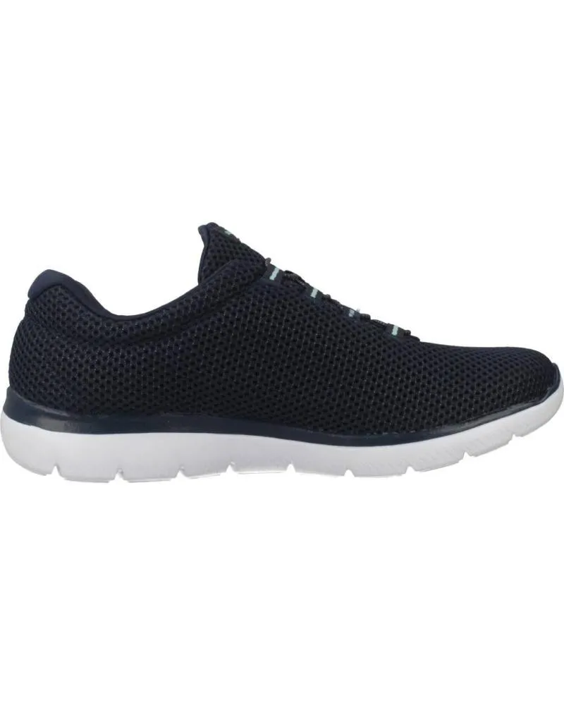 Deportivas SKECHERS  de Mujer y Niña 12985S  AZUL