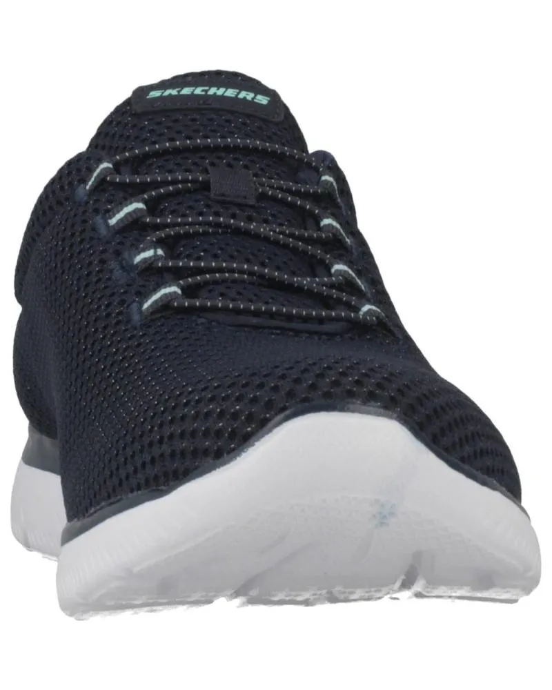 Deportivas SKECHERS  de Mujer y Niña 12985S  AZUL