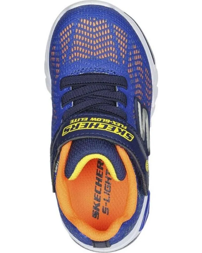 DEPORTIVAS SKECHERS  DE NIñA Y NIñO BEBE SLIGHTS  FLEX AZUL 400137NRYOR  AZUL MARINO