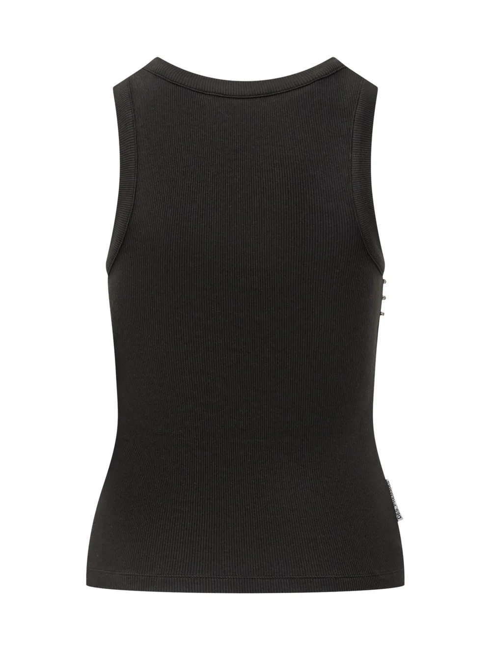 DES PHEMMES Tank Top with Rhinestones