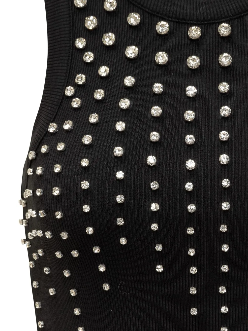 DES PHEMMES Tank Top with Rhinestones