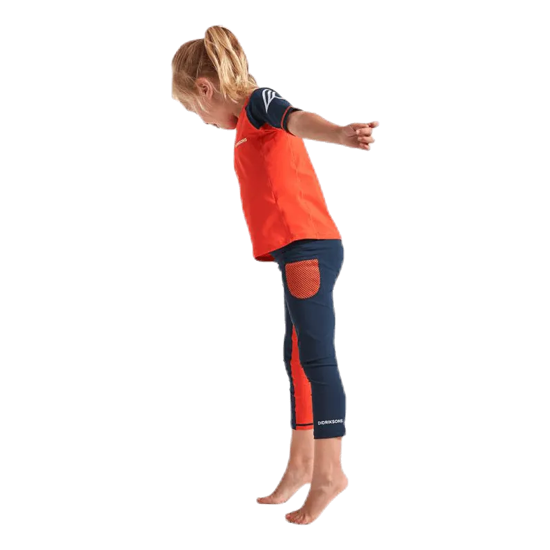 Didriksons Surf Kids SS UV Top Orange