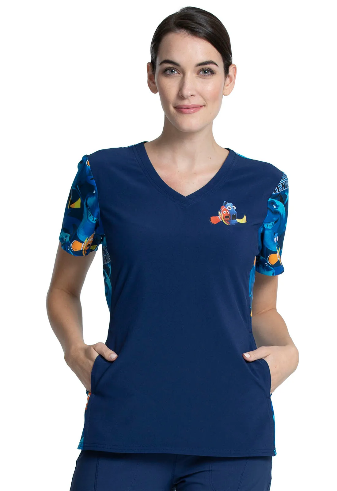 DISNEY NEMO VNECK TOP IN FISH ARE FRIENDS