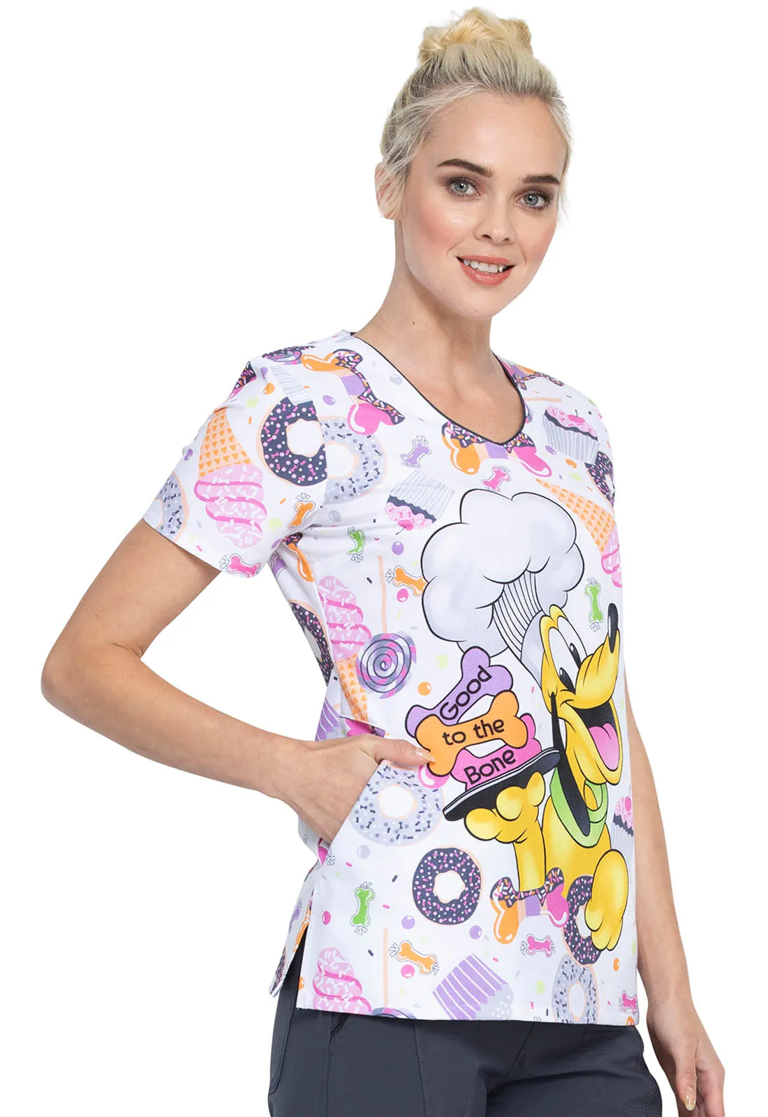 DISNEY'S VNECK TOP IN GOOD TO THE BONE