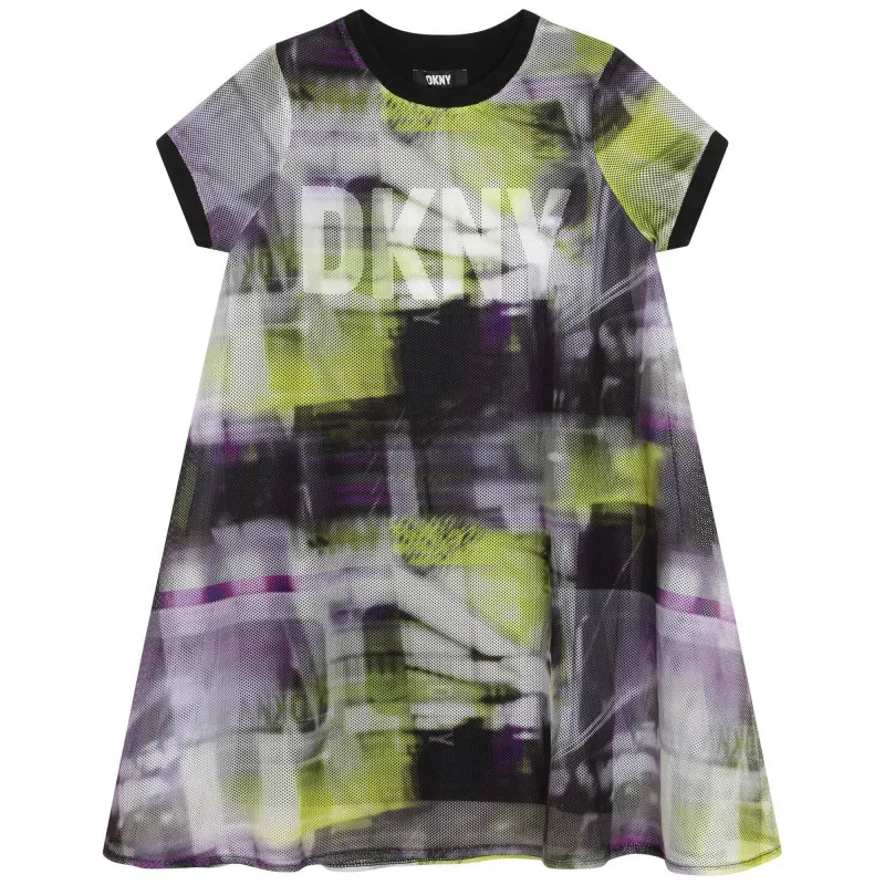 DKNY Vestido 2 en 1 de manga corta