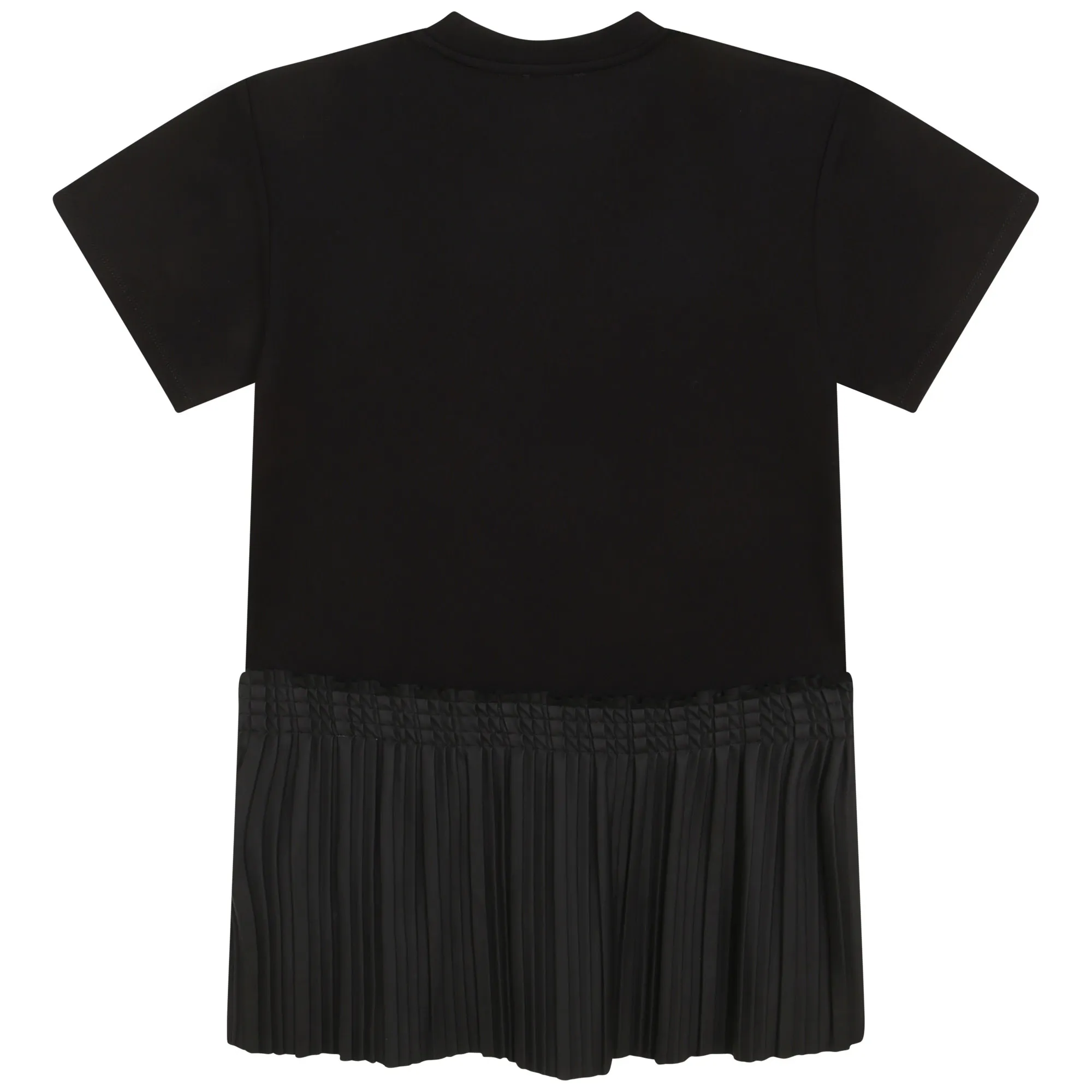 DKNY Vestido plisado bimateria