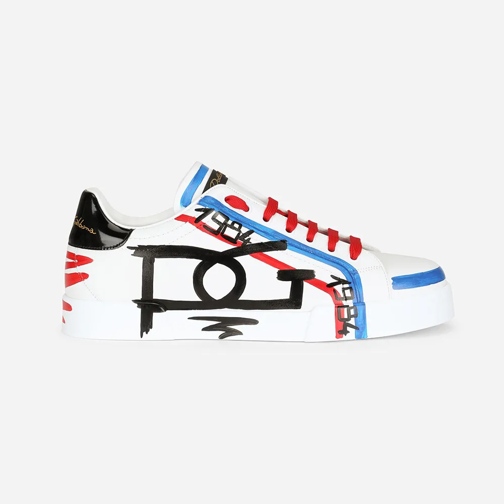 DOLCE GABBANA D&G HOMBRES EDICIóN LIMITADA PORTOFINO ZAPATILLASAZUL