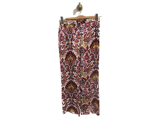 DRIES VAN NOTEN Pantalón T.Poliéster Internacional S Multicolor 