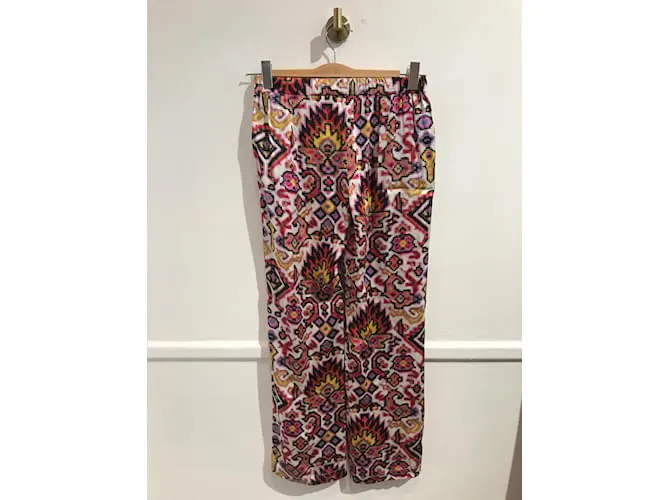 DRIES VAN NOTEN Pantalón T.Poliéster Internacional S Multicolor 