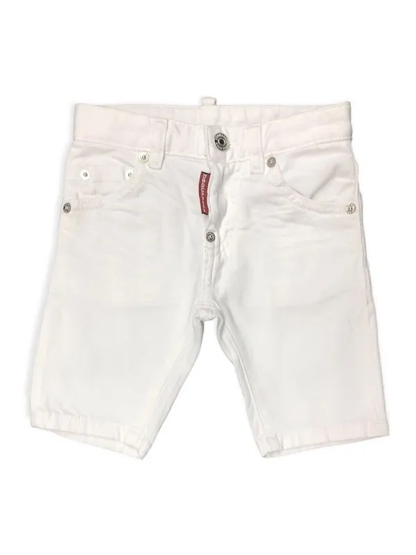 DSQUARED2 SHORTS  BLANCO
