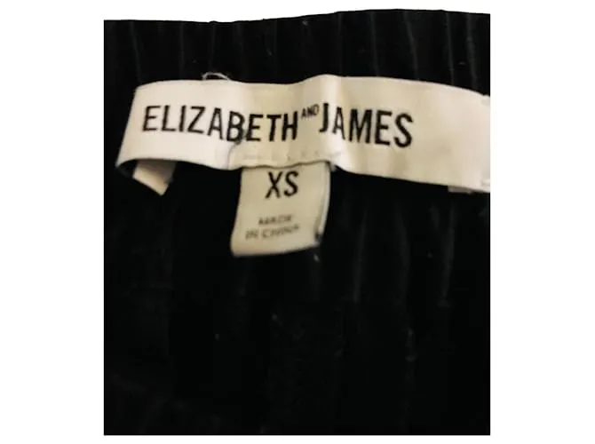 Elizabeth And James Pantalón estilo esmoquin Elizabeth&James Negro 