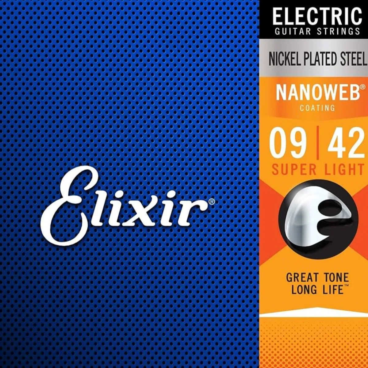 ENCORDADURA P/GUITARRA ELECTRICA ELIXIR NANO WB SUPER LIGHT 942 MOD. 12002