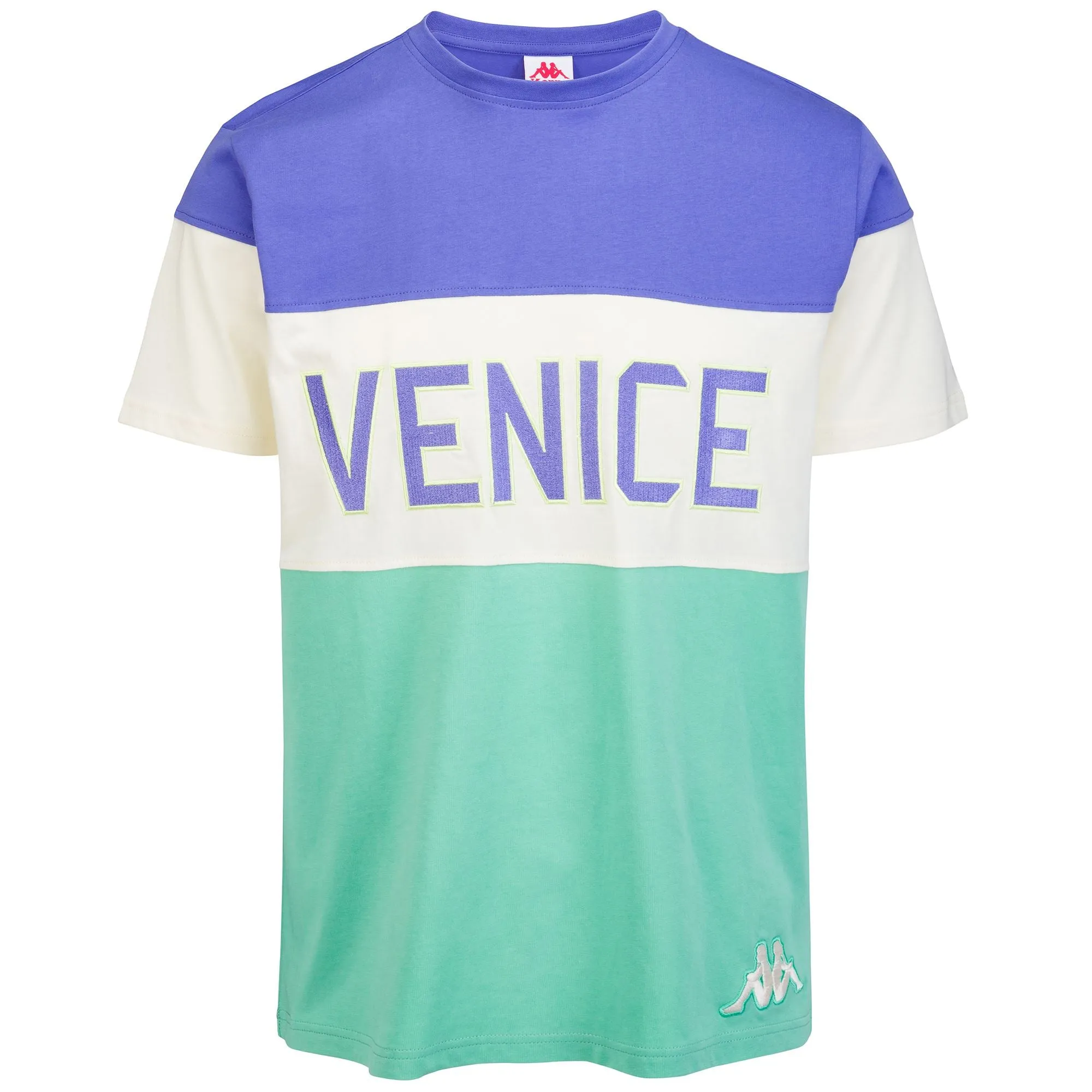 EROI TEE VENICE BEACH VERDEVIOLETABLANCO ANTIGUOVERDE AGUDO