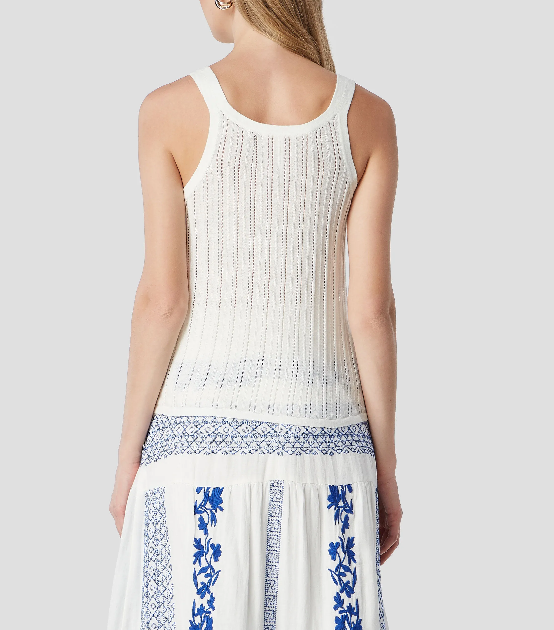 ese O ese Blusa calada sin mangas Mujer