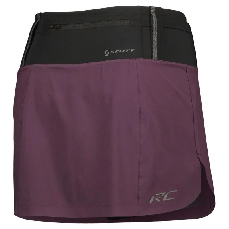 Falda corta de mujer Scott Rc Run (morado oscuro/negro)