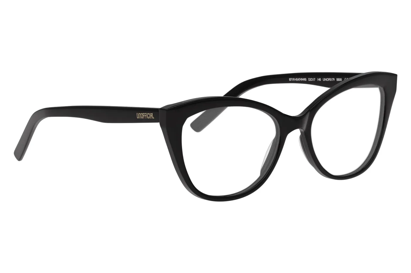 Gafas oftálmicas Unofficial  BP_UNOF0179 Mujer Color Negro / Incluye lentes filtro luz azul violeta