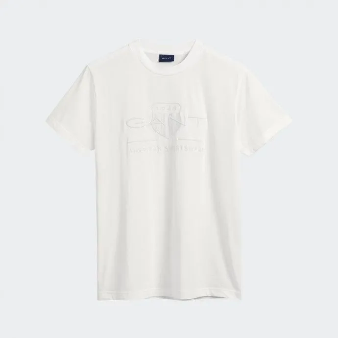 GANT Camiseta Gant Tonal Archive Escudo Blanco