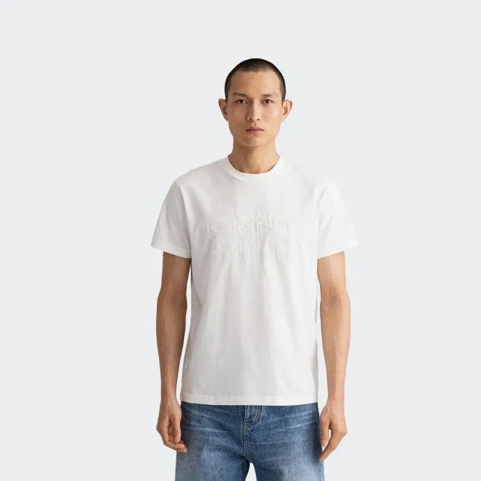 GANT Camiseta Gant Tonal Archive Escudo Blanco