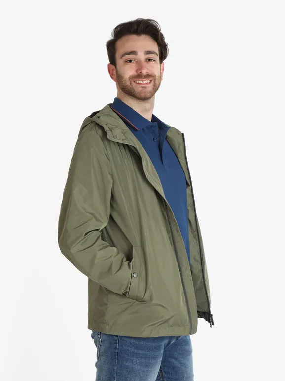 Geox F5241 Chaqueta ligera de hombre con capucha