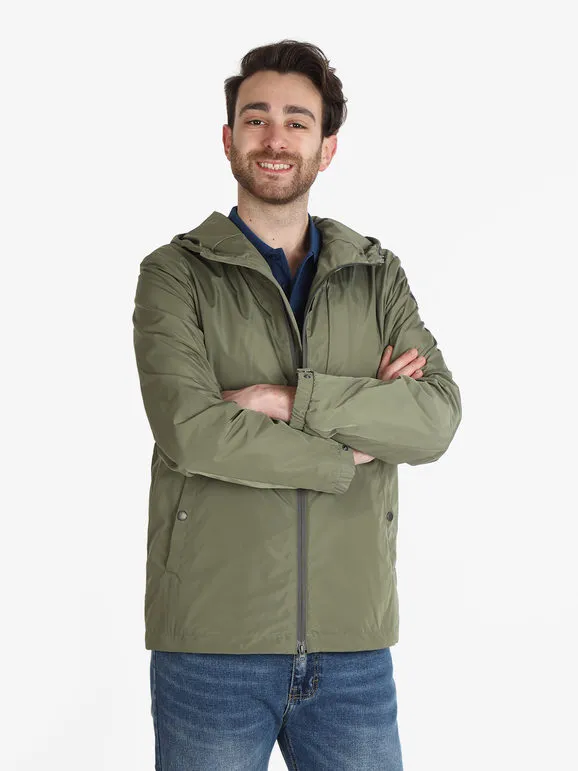Geox F5241 Chaqueta ligera de hombre con capucha