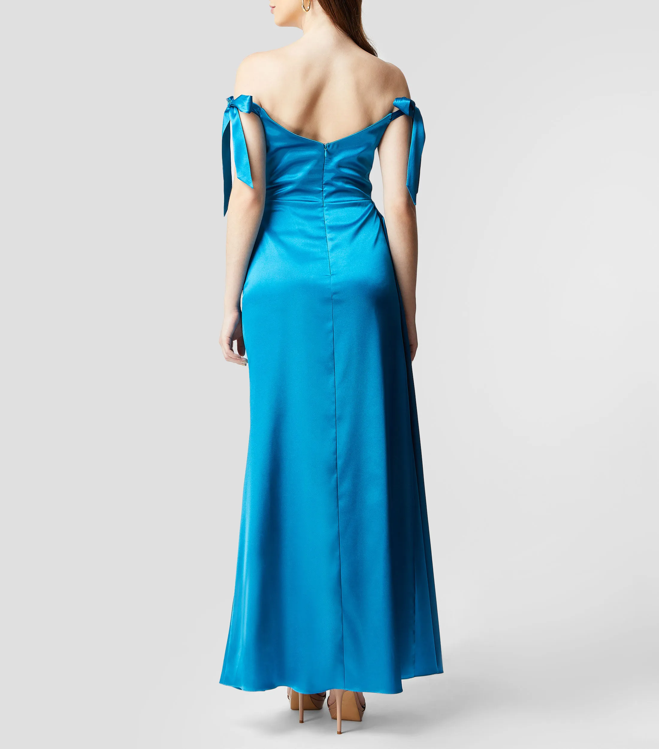 Gloriance Design Vestido de fiesta largo liso sin mangas Mujer