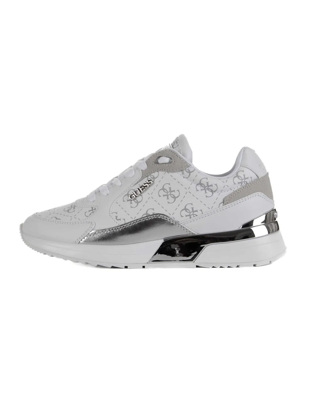 GUESS  ZAPATILLAS BLANCAS MOXEA FL5MOXFAL12 MUJER