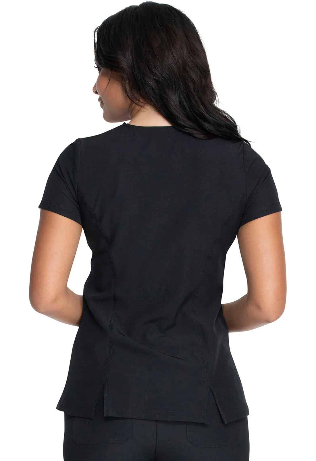 HEARTSOUL VNECK TOP IN BLACK
