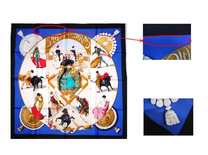 Hermès Plaza de toros Azul 