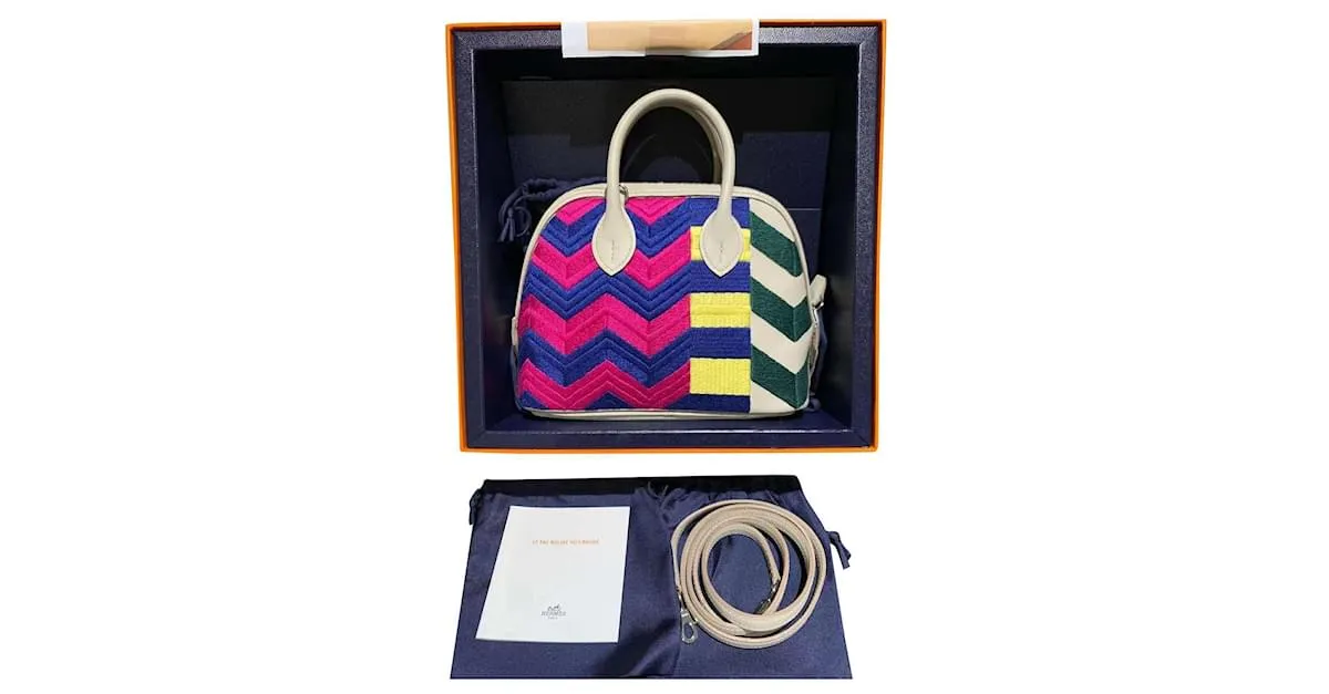 Hermès SERIE MINI BOLIDE LIMITED ZIG ZAG Múltiples colores Multicolor 