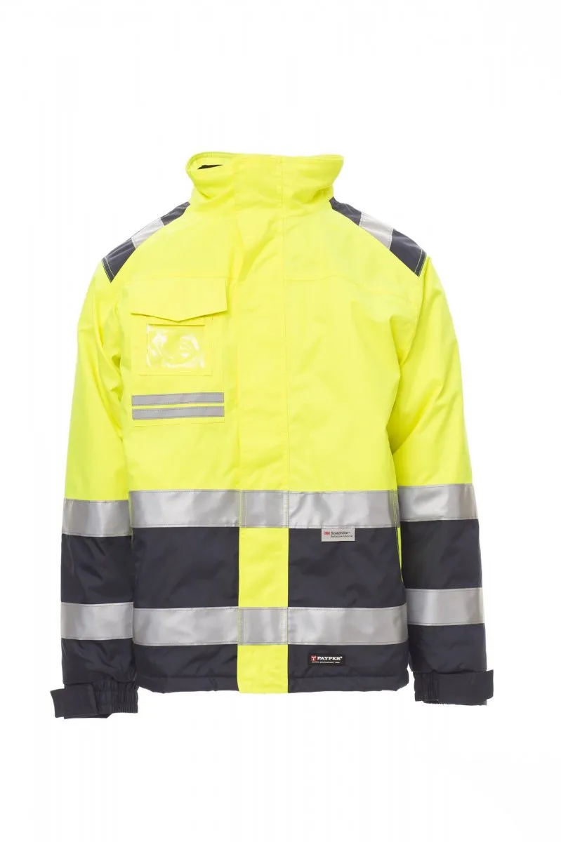 HISPEED LADY. Chaqueta bicolor Mujer de alta visibilidad con bandas 3M