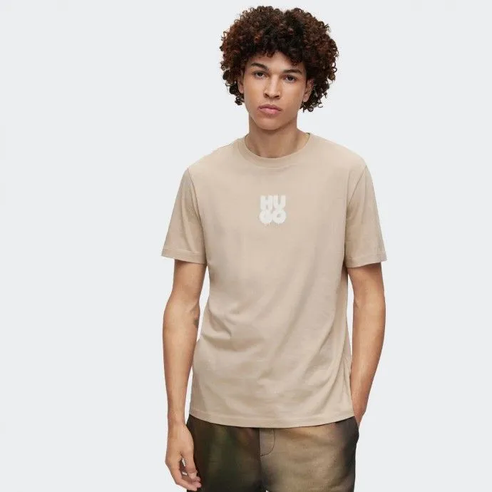 HUGO Camiseta Hugo Beige