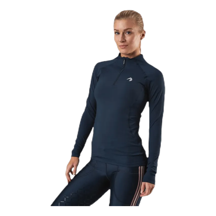Jacson Malou Long Sleeve Tech Top Blue