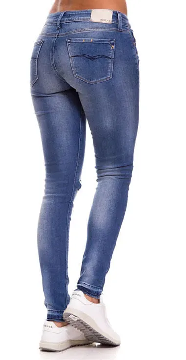Jean Stretch Para Mujer Luz Replay 11796