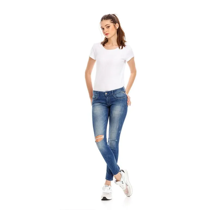 Jean Stretch Para Mujer Luz Replay 30695