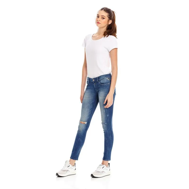 Jean Stretch Para Mujer Luz Replay 30695