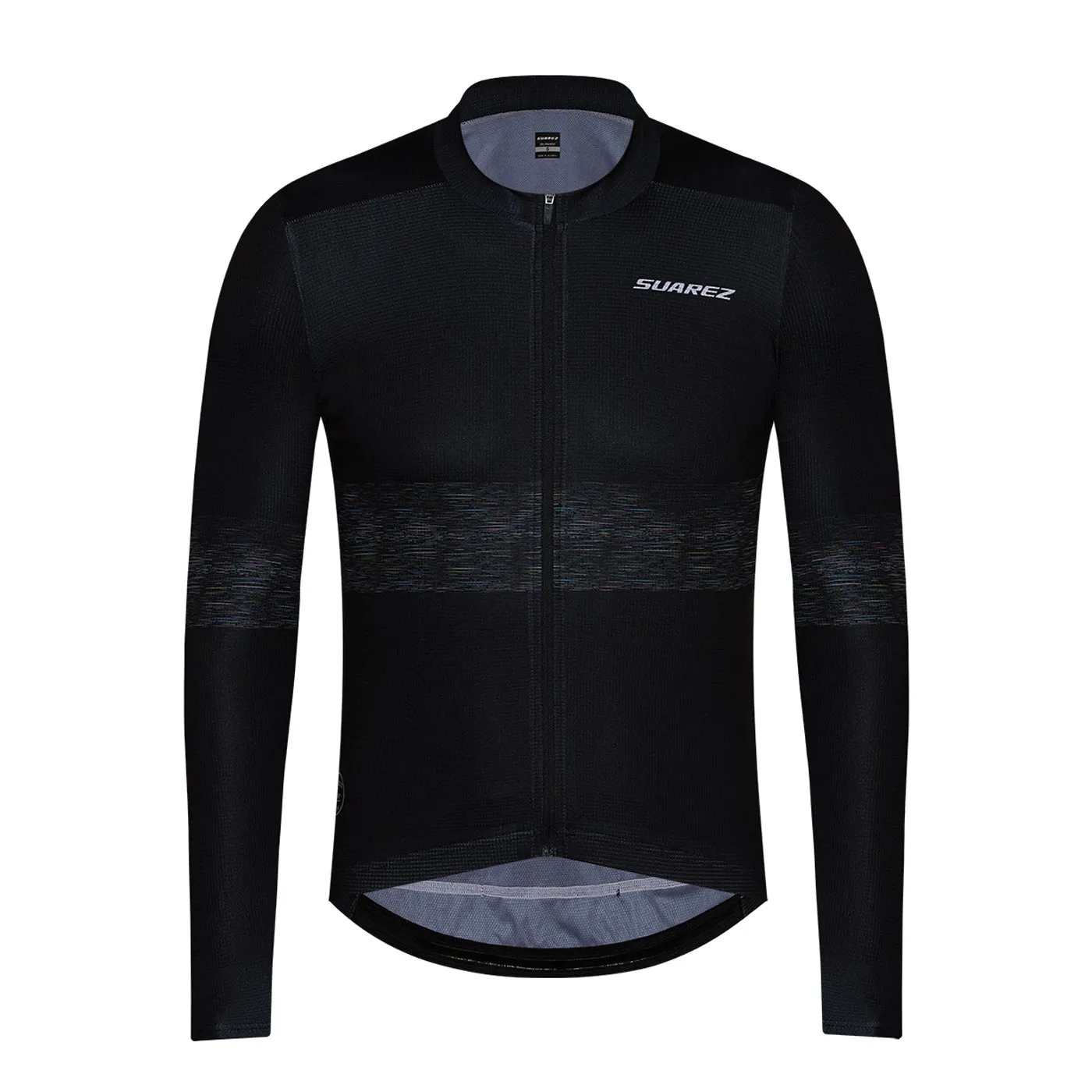 Jersey SUAREZ CLASSIC CAVE Manga Larga Hombre Gris Basalto Talla:G MCJ6232400L1025