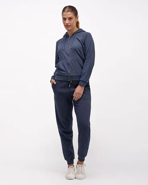Jogger Mujer Rosa Core Azul Poly