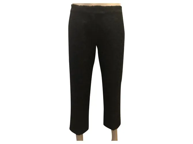 Joseph Pantalón con bordado de ojales Negro 