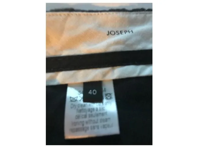 Joseph Pantalón con bordado de ojales Negro 